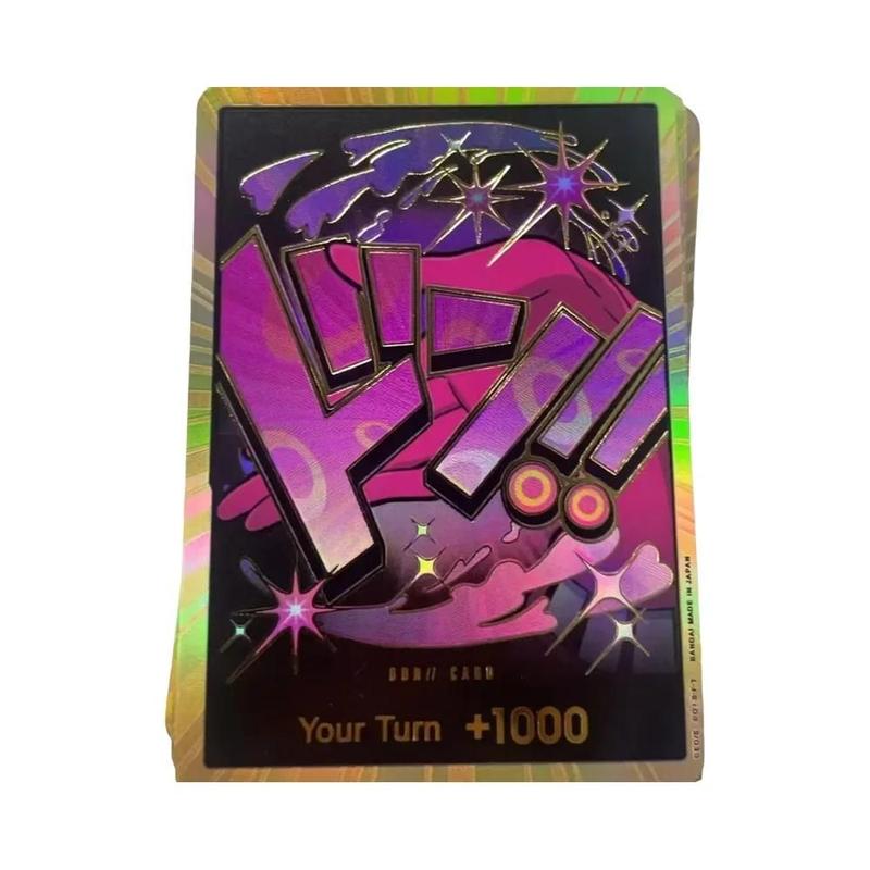 Cartão Gold Don PRB-01 Super Parallel Foil NM De One Piece TCG